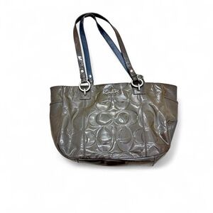 Army green Coach Bag